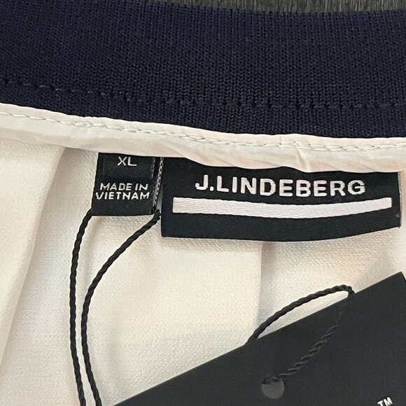 J.Lindeberg Women's Sierra Pleat Golf/Tennis Skirt White/Navy, Size XL NWT - Picture 6 of 9